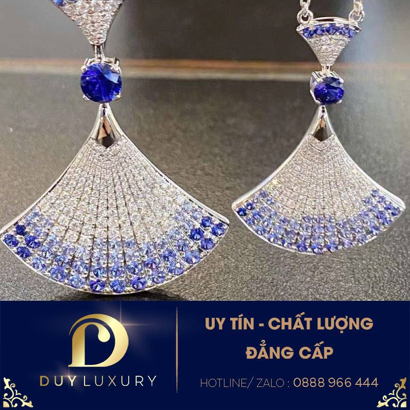 Vòng cổ BVL divas dream au750 kim cương thiên nhiên 